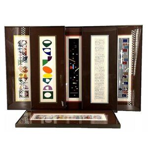 Yaacov Agam "Peace of Time" Signed & Numbered 40/180 RARE Set 6 Art Lithograph